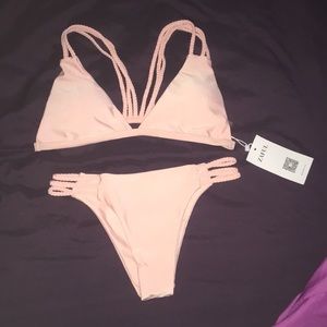 New, never worn, light pink ZAFUL bikini